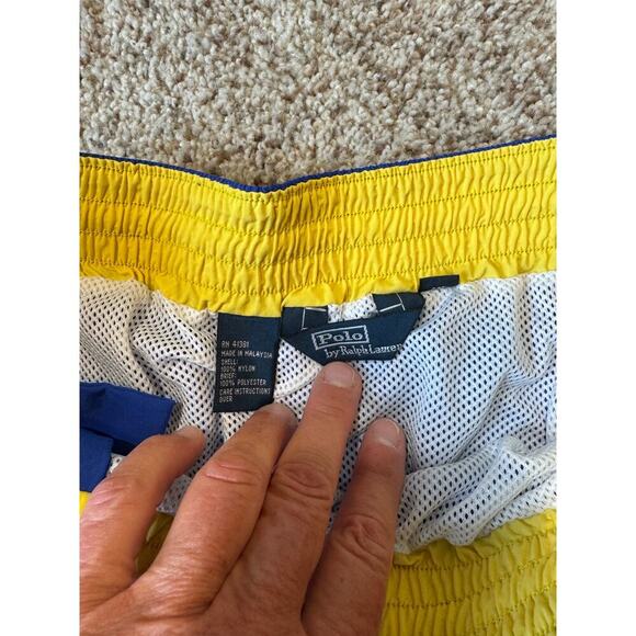Ralph Lauren men’s swim shorts/board shorts size XL, Blue, lightweight - Picture 3 of 9